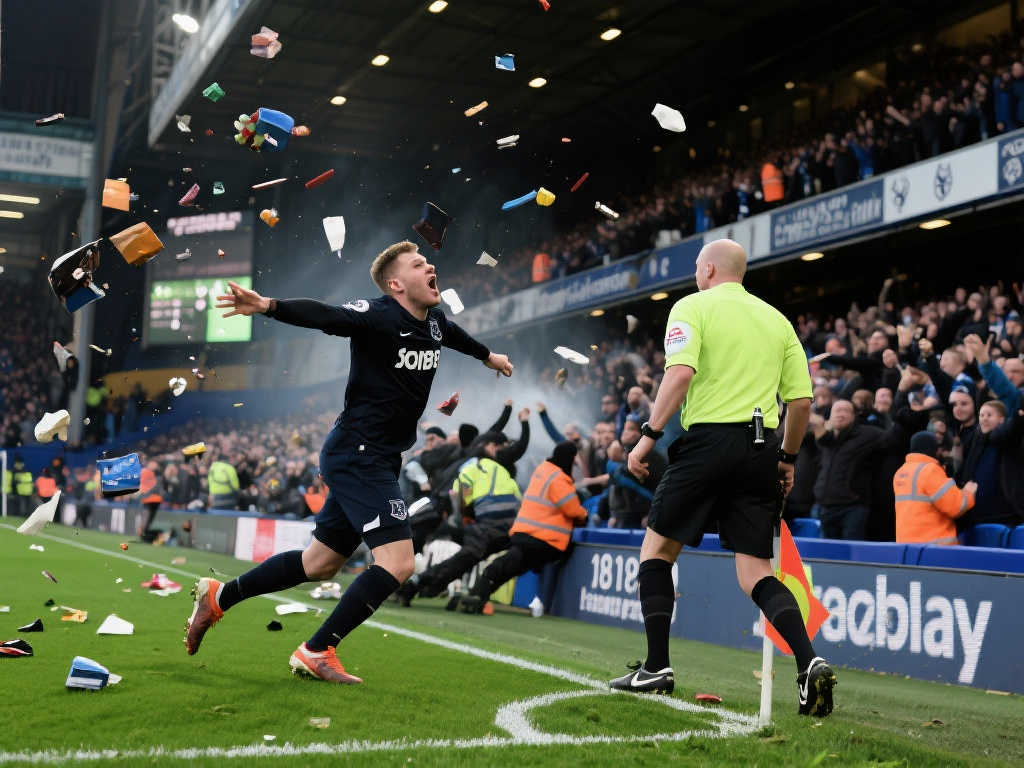 球迷丢硬币砸伤边裁！法甲处罚圣埃蒂安：联赛扣1分&但缓期执行